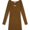 m-vera Off-the-shoulder dress in ribbed knit m-vera Off-the-shoulder dress in ribbed knit