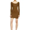 m-vera Off-the-shoulder dress in ribbed knit m-vera Off-the-shoulder dress in ribbed knit