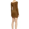 m-vera Off-the-shoulder dress in ribbed knit m-vera Off-the-shoulder dress in ribbed knit