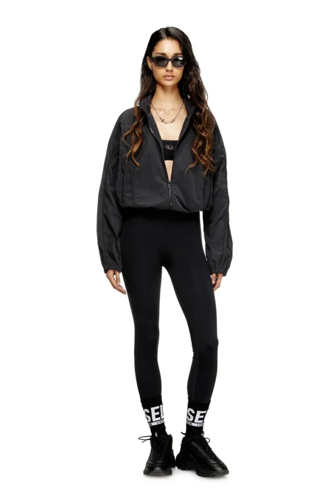 meredith-utlt Nylon leggings with cut-out back Oval D meredith-utlt Nylon leggings with cut-out back Oval D