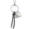 multi iii Keyring charm with heart and bag pendants