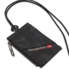 multi-pkts badge holder Denim badge holder with leather details multi-pkts badge holder Denim badge holder with leather details