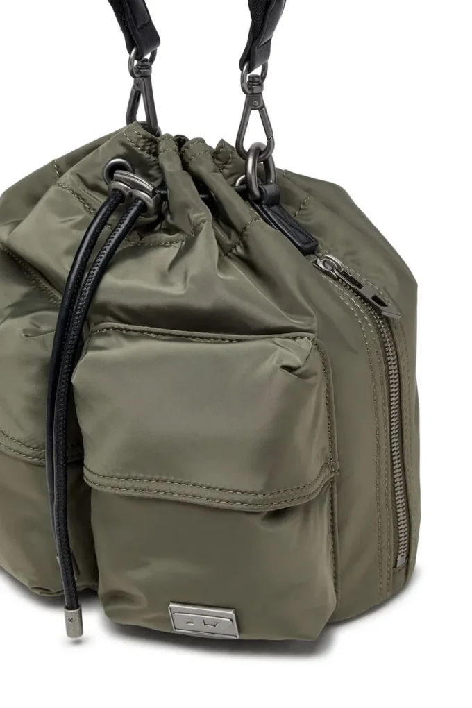 multi-pkts bucket x Multi-Pkts-Multipocket bucket bag in utilitarian shell multi-pkts bucket x Multi-Pkts-Multipocket bucket bag in utilitarian shell