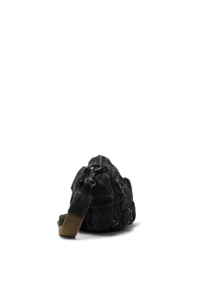 multi-pkts shoulder bag x Multi-Pkts-Multipocket bag in washed denim multi-pkts shoulder bag x Multi-Pkts-Multipocket bag in washed denim