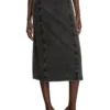 o-allegra Midi skirt with denim effect o-allegra Midi skirt with denim effect