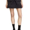 o-cean Crinkled mini skirt with utility pockets o-cean Crinkled mini skirt with utility pockets