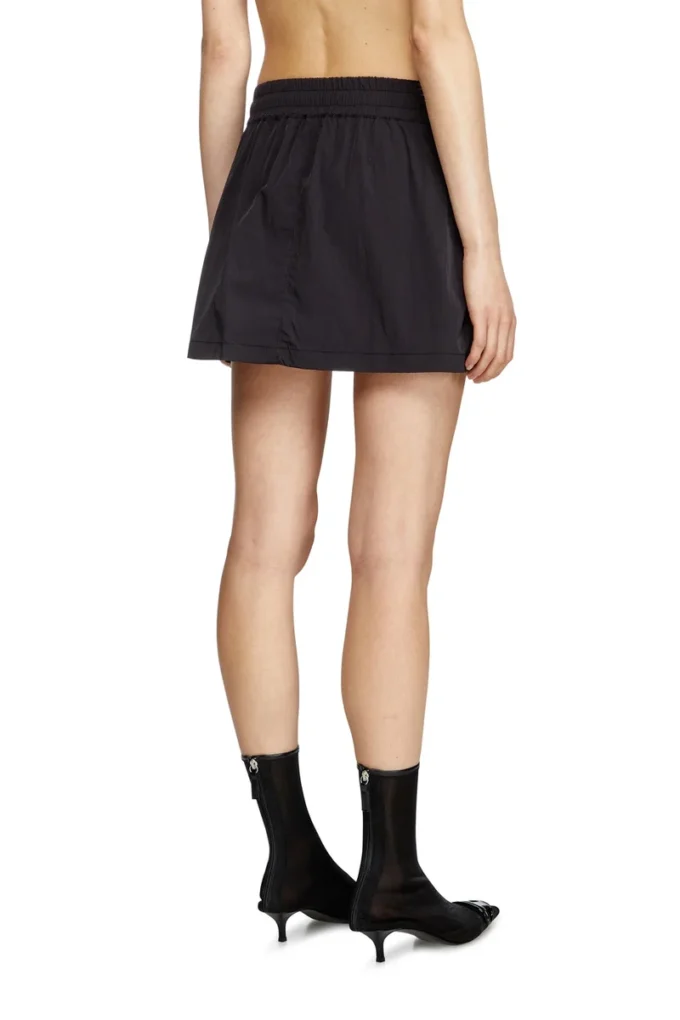 o-cean Crinkled mini skirt with utility pockets o-cean Crinkled mini skirt with utility pockets