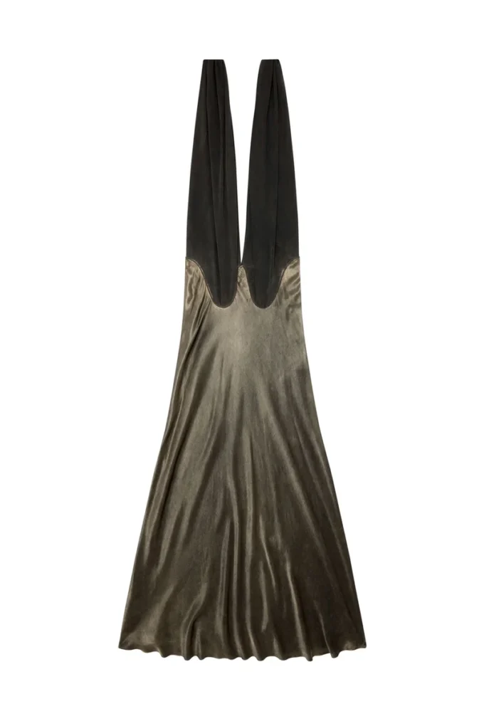 o-dyva Dress with scarf panels o-dyva Dress with scarf panels