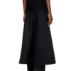 o-grace-bond Drop-waist skirt in neoprene-bonded fabric o-grace-bond Drop-waist skirt in neoprene-bonded fabric