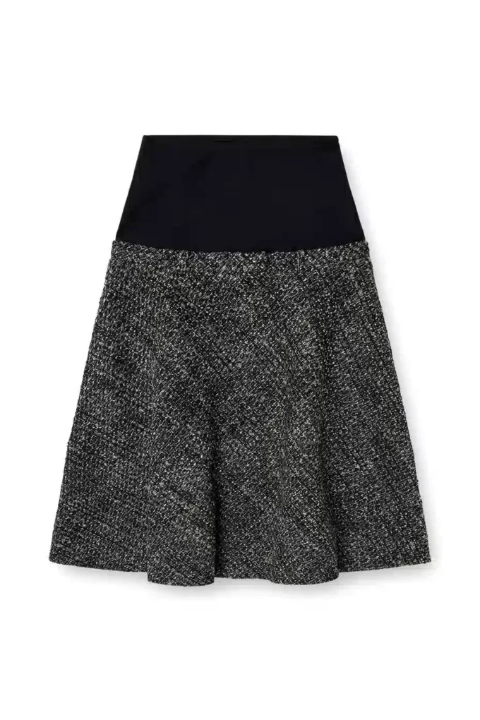o-grace Bouclé skirt with stretch waist o-grace Bouclé skirt with stretch waist