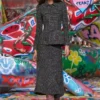 o-grace Bouclé skirt with stretch waist o-grace Bouclé skirt with stretch waist