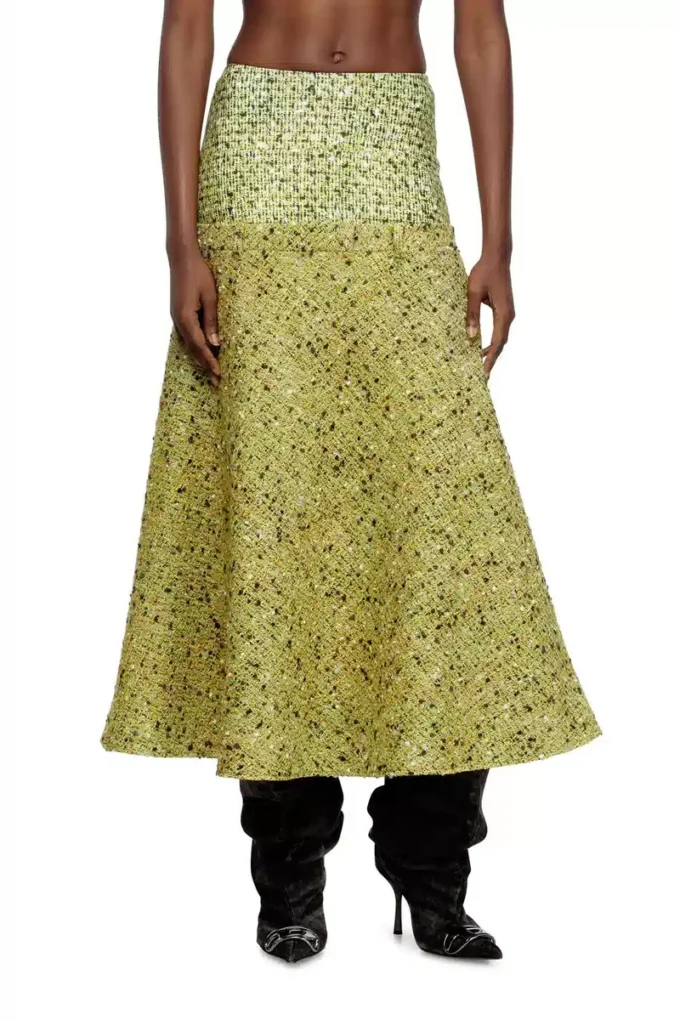 o-grace-mix Bouclé skirt with lycra waist o-grace-mix Bouclé skirt with lycra waist