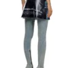 o-hunt Short skirt with poster print o-hunt Short skirt with poster print