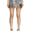 o-lane Nylon mini skirt with Heraldic print o-lane Nylon mini skirt with Heraldic print