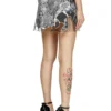 o-lane Nylon mini skirt with Heraldic print o-lane Nylon mini skirt with Heraldic print
