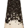 o-leena Long devoré skirt in tulle and jersey o-leena Long devoré skirt in tulle and jersey