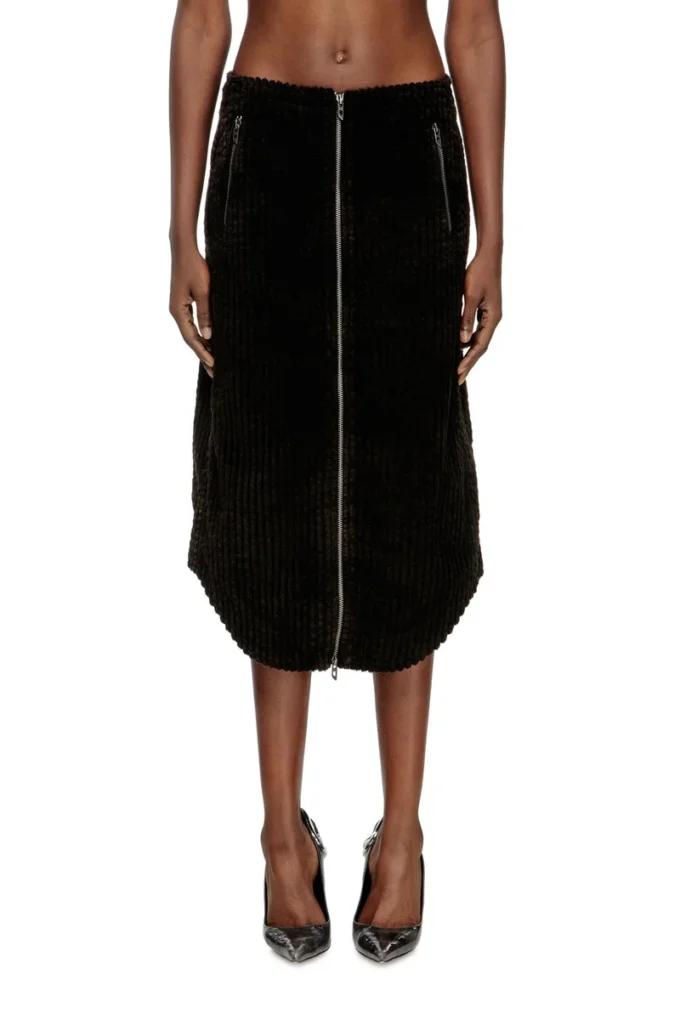 o-llipop Cotton midi skirt with zipper o-llipop Cotton midi skirt with zipper