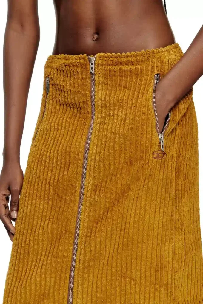 o-llipop Cotton midi skirt with zipper o-llipop Cotton midi skirt with zipper