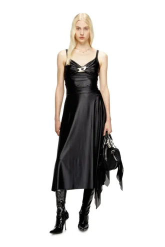 o-mori Midi skirt in flared nylon