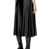 o-mori Midi skirt in flared nylon o-mori Midi skirt in flared nylon