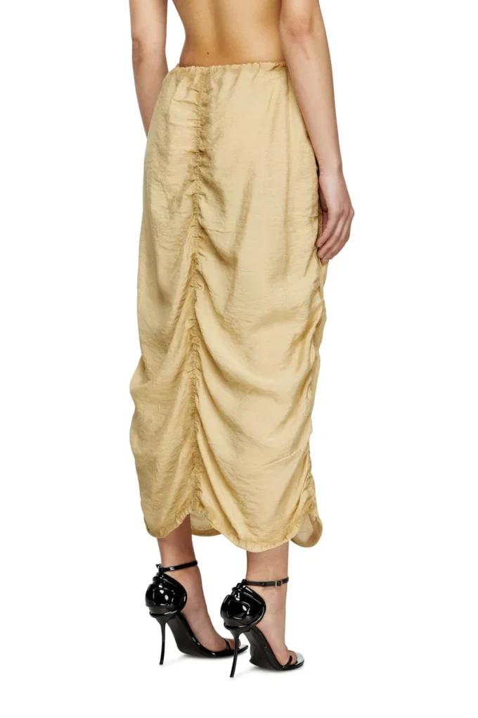 o-racle Cargo midi skirt in treated viscose-nylon o-racle Cargo midi skirt in treated viscose-nylon