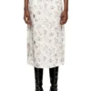 o-rchid-r1 Midi skirt in viscose with all-over print o-rchid-r1 Midi skirt in viscose with all-over print
