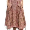 o-riella Brushed bouclé skirt with frayed hem o-riella Brushed bouclé skirt with frayed hem