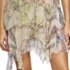 o-silla Crinkled skirt mixed medieval print o-silla Crinkled skirt mixed medieval print