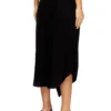 o-tali Skirt in fluid cupro with front knot o-tali Skirt in fluid cupro with front knot