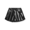 o-zirc-s1 Short pleated skirt in coated suiting o-zirc-s1 Short pleated skirt in coated suiting