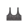 oriba-gft Stretch-cotton bralette with metallic print oriba-gft Stretch-cotton bralette with metallic print