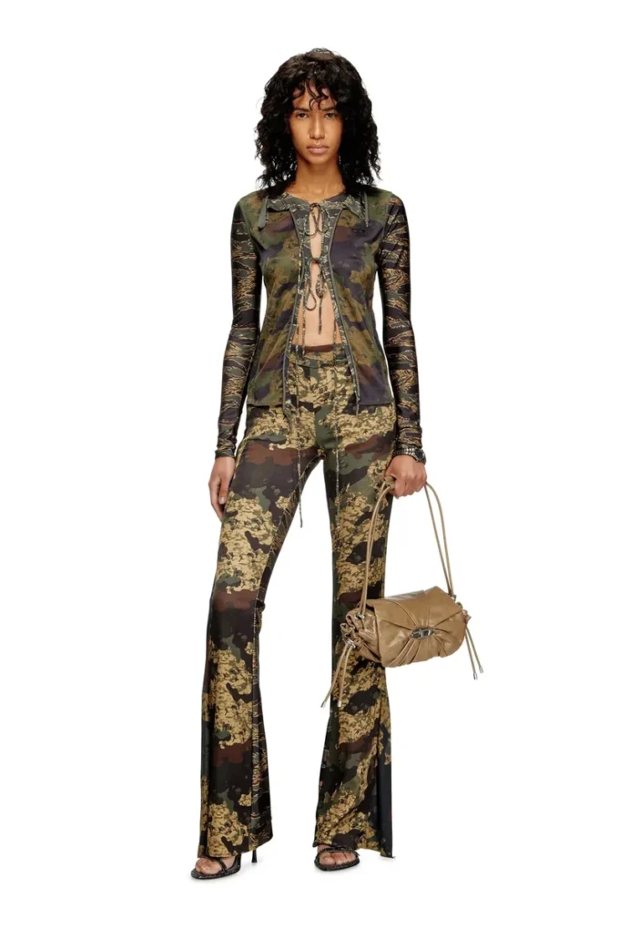 p-affal Jazz pants with mixed camo prints p-affal Jazz pants with mixed camo prints