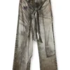 p-aloma Wrap pants in denim-look viscose p-aloma Wrap pants in denim-look viscose