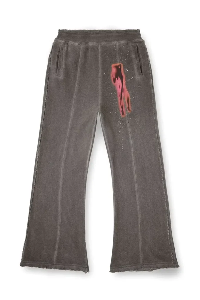 p-anta Cotton pants with prints and studs p-anta Cotton pants with prints and studs