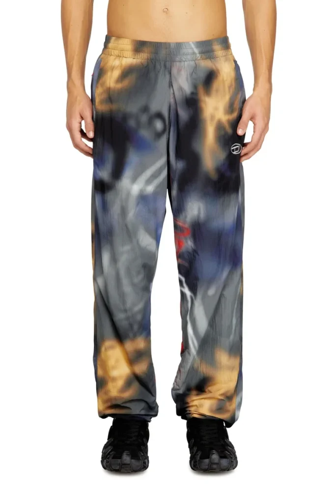 p-arelion Nylon pants with all-over print p-arelion Nylon pants with all-over print