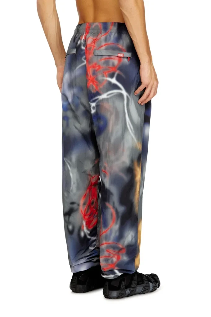 p-arelion Nylon pants with all-over print p-arelion Nylon pants with all-over print