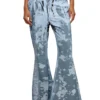 p-belb-p1 Flared track pants in coated jersey p-belb-p1 Flared track pants in coated jersey
