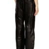 p-bru Elasticated pants in boiled leather p-bru Elasticated pants in boiled leather
