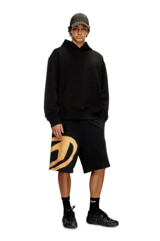 p-crow-bleach Sweat shorts with bleached logo