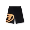 p-crow-bleach Sweat shorts with bleached logo p-crow-bleach Sweat shorts with bleached logo
