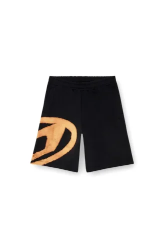 p-crow-bleach Sweat shorts with bleached logo