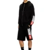 p-crow-div Fleece shorts with maxi logo patch p-crow-div Fleece shorts with maxi logo patch