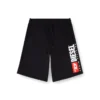 p-crow-div Fleece shorts with maxi logo patch p-crow-div Fleece shorts with maxi logo patch