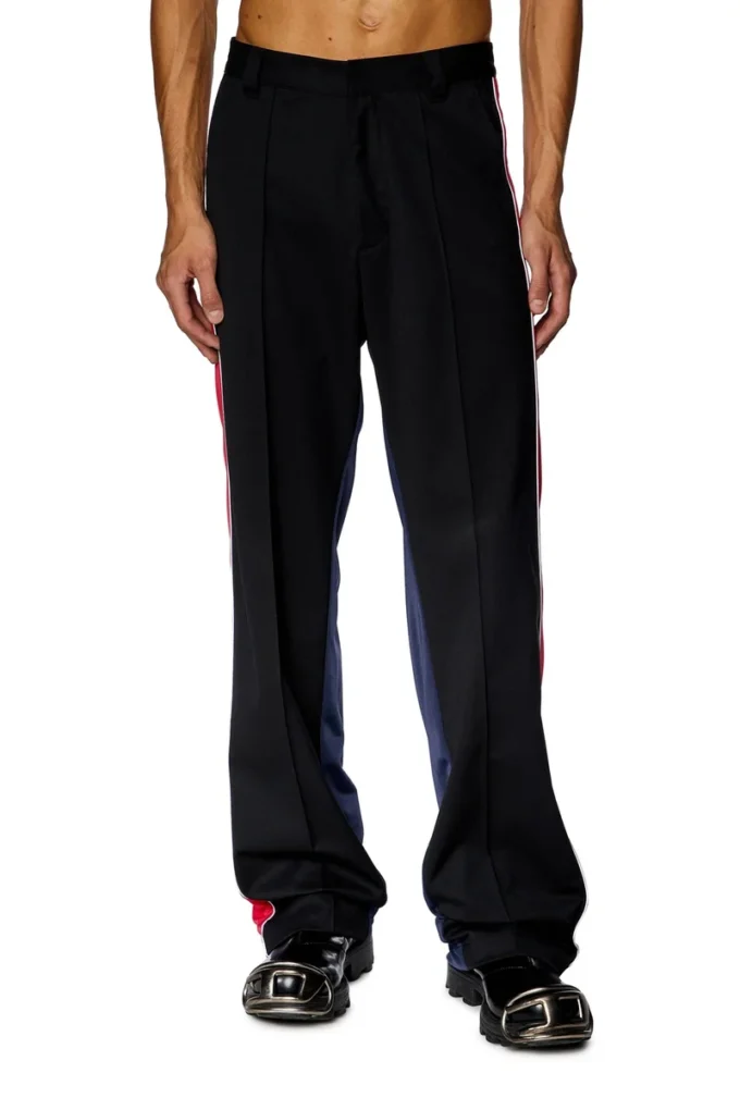 p-devlin Hybrid pants in cool wool and tech jersey p-devlin Hybrid pants in cool wool and tech jersey