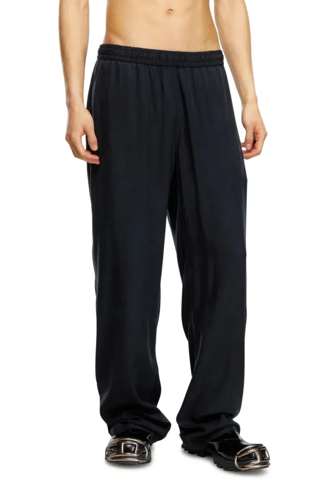 p-dreyer-c Drawstring pants in faded twill p-dreyer-c Drawstring pants in faded twill