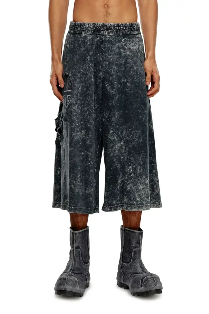 p-eckyo-peeloval Oval D pants in marble jersey