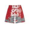 p-eel Logo shorts in destroyed jersey p-eel Logo shorts in destroyed jersey