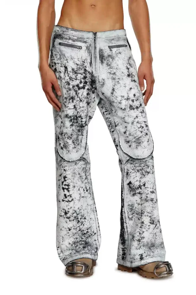 p-gen Treated leather pants p-gen Treated leather pants