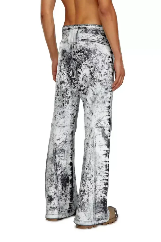 p-gen Treated leather pants p-gen Treated leather pants