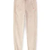p-iusko-ag Washed nylon pants with side bands p-iusko-ag Washed nylon pants with side bands